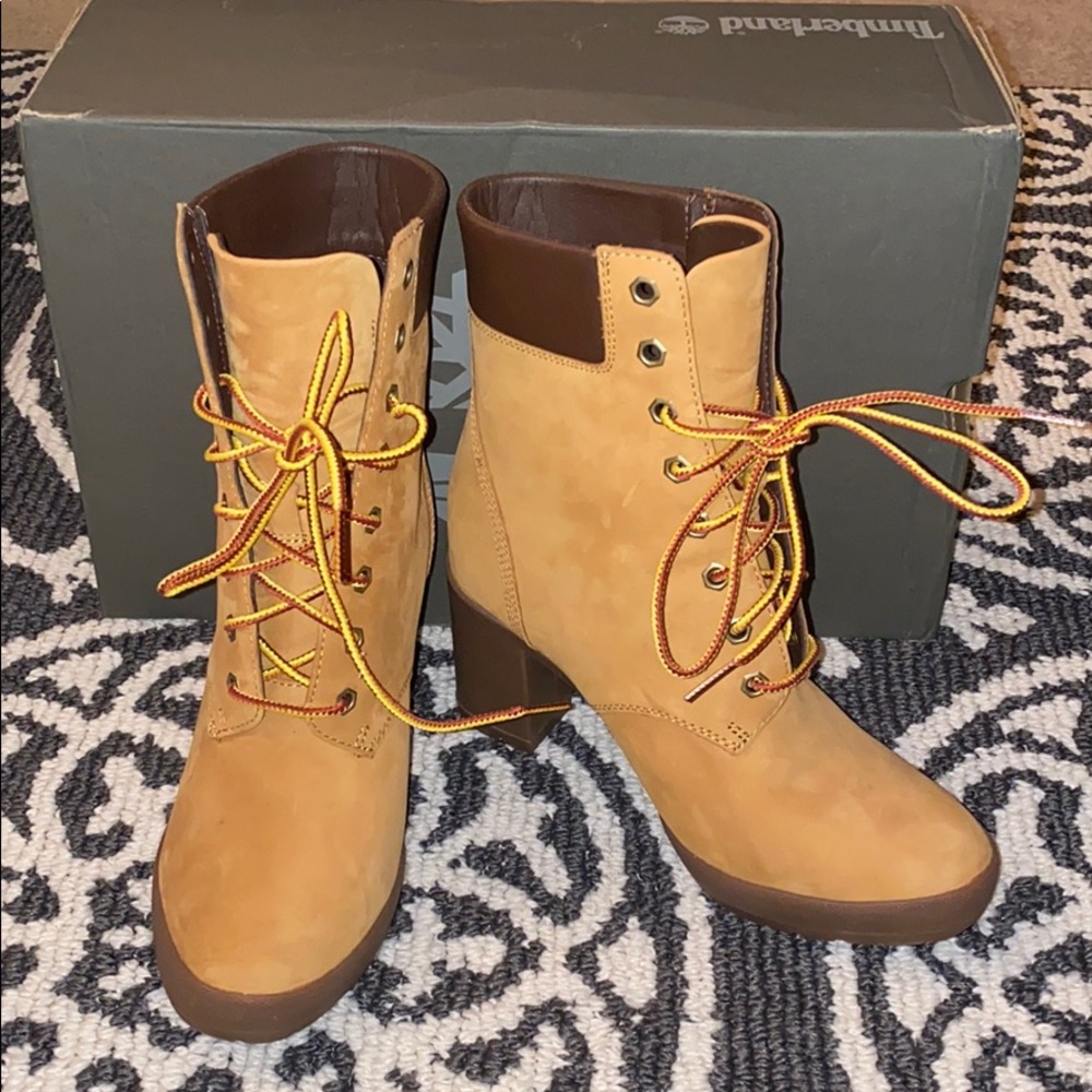Timberland heeled boots